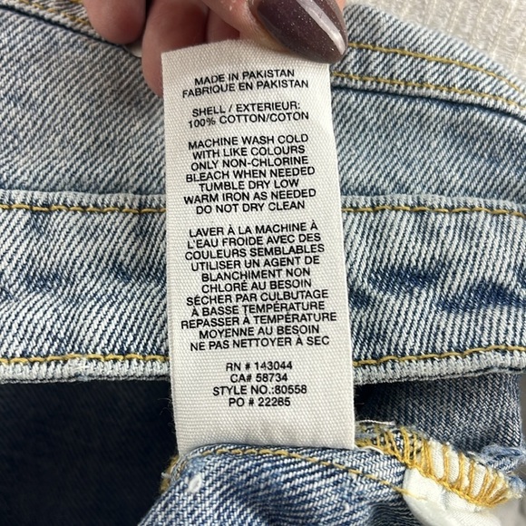 Avec Les Filles Distressed Mom Jeans Mid Rise Women’s Size 29 NWT - Picture 12 of 15